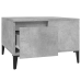 Mesa de centro madera contrachapada gris hormigón 55x55x36,5 cm