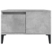 Mesa de centro madera contrachapada gris hormigón 55x55x36,5 cm