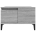 Mesa de centro madera contrachapada gris Sonoma 55x55x36,5 cm