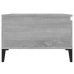 Mesa de centro madera contrachapada gris Sonoma 55x55x36,5 cm