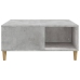 Mesa de centro madera contrachapada gris hormigón 80x80x36,5 cm