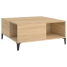 Mesa de centro madera contrachapada roble Sonoma 80x80x36,5 cm