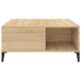 Mesa de centro madera contrachapada roble Sonoma 80x80x36,5 cm