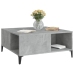 Mesa de centro madera contrachapada gris hormigón 80x80x36,5 cm