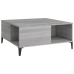 vidaXL Mesa de centro madera contrachapada gris Sonoma 80x80x36,5 cm