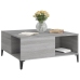 vidaXL Mesa de centro madera contrachapada gris Sonoma 80x80x36,5 cm