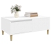 Mesa de centro madera contrachapada blanco 90x50x36,5 cm