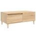 Mesa de centro madera contrachapada roble Sonoma 90x50x36,5 cm