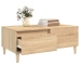 Mesa de centro madera contrachapada roble Sonoma 90x50x36,5 cm