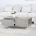 Mesa de centro madera contrachapada gris hormigón 90x50x36,5 cm