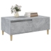 Mesa de centro madera contrachapada gris hormigón 90x50x36,5 cm