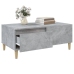 Mesa de centro madera contrachapada gris hormigón 90x50x36,5 cm