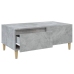 Mesa de centro madera contrachapada gris hormigón 90x50x36,5 cm