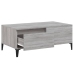 Mesa de centro madera contrachapada gris Sonoma 90x50x36,5 cm