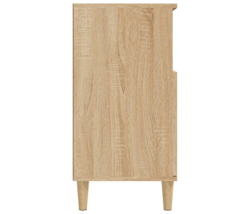 Aparador de madera contrachapada roble Sonoma 60x35x70 cm