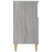 Aparador de madera contrachapada gris Sonoma 60x35x70 cm