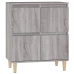 Aparador de madera contrachapada gris Sonoma 60x35x70 cm