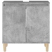 Armario de lavabo madera contrachapada gris hormigón 58x33x60cm