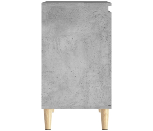 Armario de lavabo madera contrachapada gris hormigón 58x33x60cm