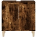 Armario de lavabo madera contrachapada roble ahumado 58x33x60cm