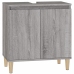 Armario de lavabo madera contrachapada gris Sonoma 58x33x60 cm