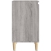 Armario de lavabo madera contrachapada gris Sonoma 58x33x60 cm