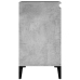 Armario de lavabo madera contrachapada gris hormigón 58x33x60cm