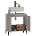 Armario de lavabo madera contrachapada gris Sonoma 58x33x60 cm