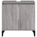 Armario de lavabo madera contrachapada gris Sonoma 58x33x60 cm