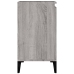 Armario de lavabo madera contrachapada gris Sonoma 58x33x60 cm