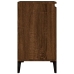 Armario de lavabo madera contrachapada roble marrón 58x33x60 cm