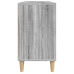 Armario de lavabo madera contrachapada gris Sonoma 80x33x60 cm