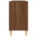 Armario de lavabo madera contrachapada roble marrón 80x33x60 cm