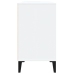 Armario para lavabo madera contrachapada blanco 80x33x60 cm