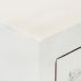 Aparador madera maciza de acacia blanco 55x30x90 cm