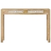 Mesa consola madera maciza de mango decolorada 110x30x75 cm