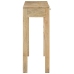 Mesa consola madera maciza de mango decolorada 110x30x75 cm