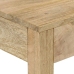 Mesa consola madera maciza de mango decolorada 110x30x75 cm