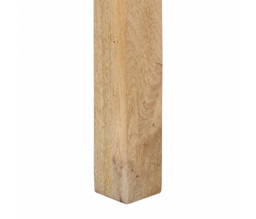 Mesa consola madera maciza de mango decolorada 110x30x75 cm