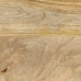 Mesa consola madera maciza de mango decolorada 110x30x75 cm