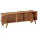 Mueble de TV madera maciza de acacia 112x30x40 cm