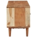 Mueble de TV madera maciza de acacia 112x30x40 cm