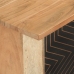 Mueble de TV madera maciza de acacia 112x30x40 cm