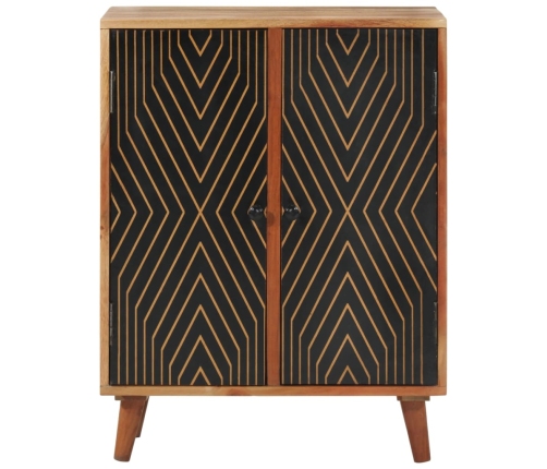 Aparador madera maciza de acacia 60x35x74 cm