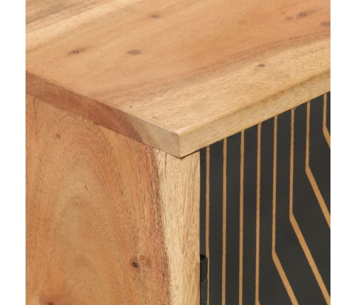 Aparador madera maciza de acacia 60x35x74 cm