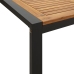 vidaXL Mesa de jardín con patas en U madera maciza acacia 200x90x75 cm