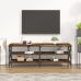 Mueble para TV madera contrachapada roble ahumado 140x40x50 cm