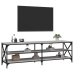 Mueble de TV madera contrachapada gris Sonoma 160x40x50 cm