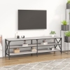 Mueble de TV madera contrachapada gris Sonoma 160x40x50 cm