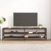 Mueble de TV madera contrachapada roble marrón 180x40x50 cm